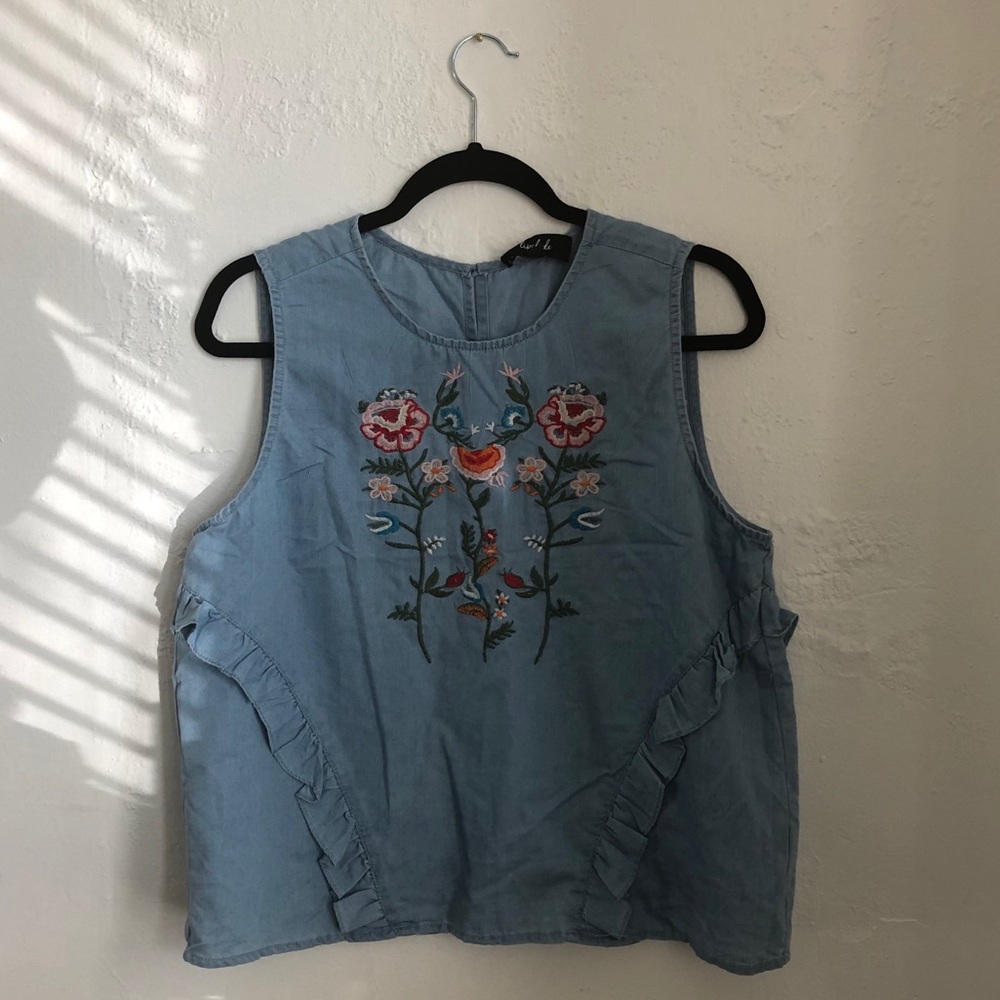 Denim w/ Embroidery